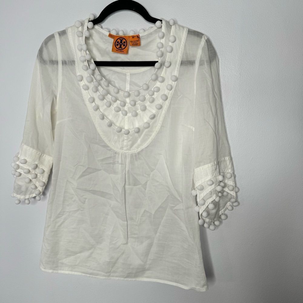 Tory Burch white blouse